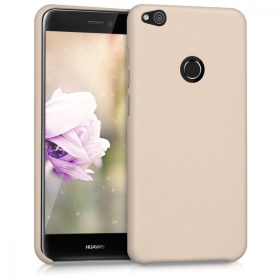   Κάλυμμα για Huawei P9 Lite (2017), Οικολογικό δέρμα, Μπεζ, 41406.11