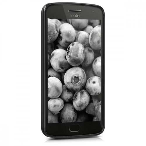 Κάλυμμα για Motorola Moto G5 Plus, σιλικόνη, μαύρο, 41394.01