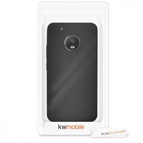 Κάλυμμα για Motorola Moto G5 Plus, σιλικόνη, μαύρο, 41394.01