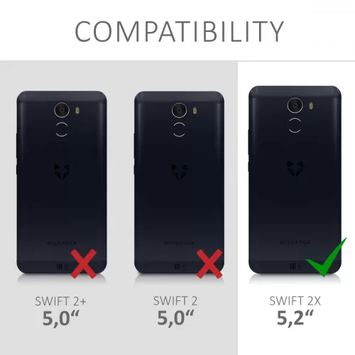 Κάλυμμα για Wileyfox Swift 2X, Silicone, Transparent, 41608.03