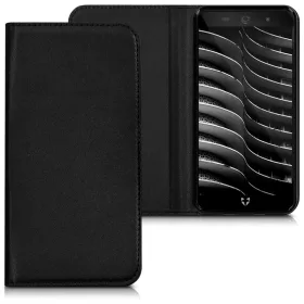   Κάλυμμα για Wileyfox Swift 2X, Οικολογικό δέρμα, Μαύρο, 41609.01