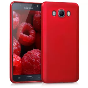   Θήκη για Samsung Galaxy J7 (2016), Σιλικόνη, Κόκκινο, 41677.36
