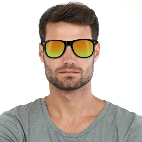 Navaris unisex γυαλιά ηλίου, UV400, Bamboo, Yellow, 40731.01.06