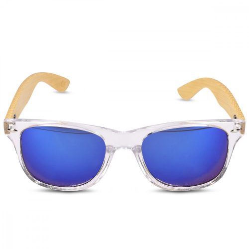 Unisex γυαλιά ηλίου Navaris, UV400, Bamboo, Blue, 40731.03.04