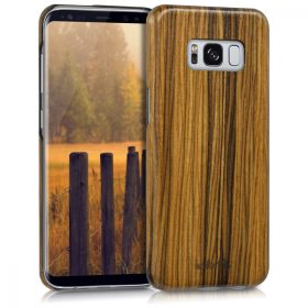   Θήκη για Samsung Galaxy S8, Ξύλο, Καφέ, 42160.05