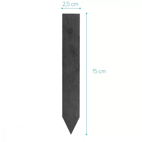 Σετ 10 ετικετών κήπου από σχιστόλιθο Navaris για φυτά, 42174