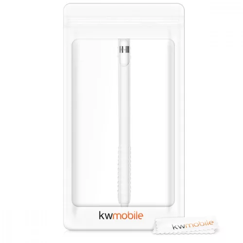 Προστατευτικό κάλυμμα για Apple Pencil (1st Gen), Kwmobile, White, Silicone, 42271.02