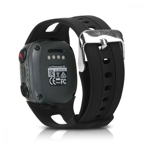 Λουράκι για Garmin Forerunner 10/Forerunner 15, Kwmobile, Μαύρο, Σιλικόνη, 42264.01