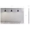 Tabla magnetica Navaris, 60x40 cm, design industrial, marker si 5 magneti, multicolor, MDF