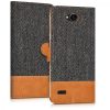 Θήκη για LG X Power 2, Textile, Brown, 41196.02
