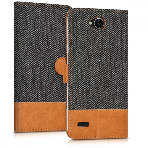 Θήκη για LG X Power 2, Textile, Brown, 41196.02