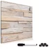 Navaris μαγνητική πλακέτα, MDF, 40 x 40 cm, μαρκαδόρος, μαγνήτες, 42911