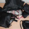 Σετ 7 καλύμματα αποθήκευσης Navaris, Μαύρο, 42954