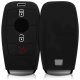 Κάλυμμα κλειδιού αυτοκινήτου για Mercedes Benz - Smart Key, Silicone, Black, 42980.01