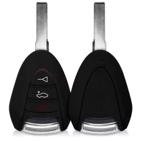   Θήκη κλειδιού αυτοκινήτου για Porsche - 3 κουμπιά, σιλικόνη, μαύρο, 42983.01