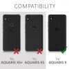 Θήκη για BQ Aquaris X / Aquaris X Pro, Silicone, Black, 43046.47