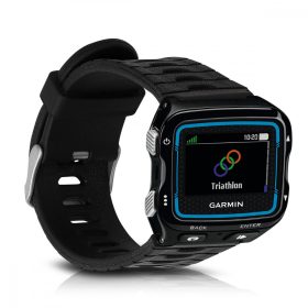   Λουράκι για Garmin Forerunner 920XT, Kwmobile, Μαύρο, Σιλικόνη, 43054.01