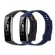 Σετ 2 ιμάντες για Huawei Band 2 / Band 2 Pro, kwmobile, Silicone, Blue / Black, 43318.01