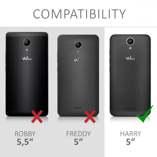 Θήκη για Wiko Harry, Textile, Grey, 43509.22