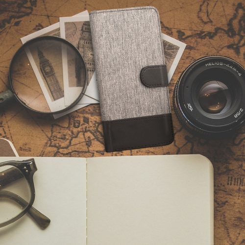 Θήκη για Blackview A10, Textile, Grey, 43720.01