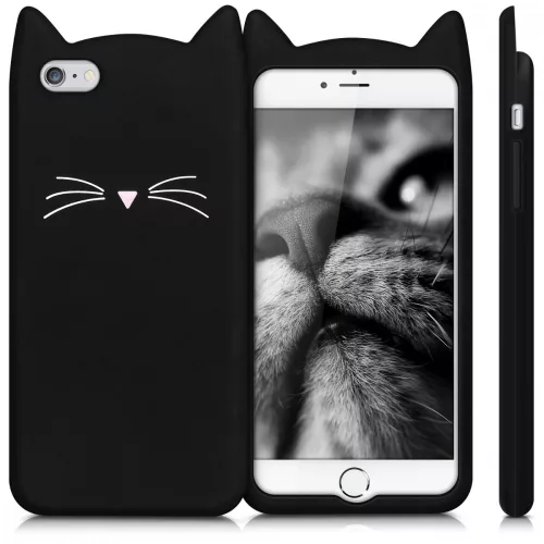 Θήκη για Apple iPhone 6 Plus / iPhone 6s Plus, Silicone, Black, 44038.01