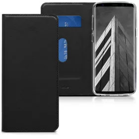   Θήκη για Samsung Galaxy S9, Οικολογική δερμάτινη, Μαύρη, 44090.01