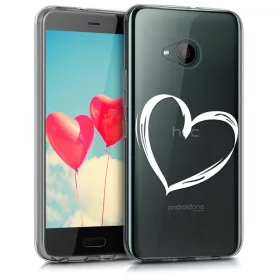   Κάλυμμα για HTC U11 Life, Silicone, White, 43644.02