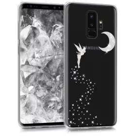   Θήκη για Samsung Galaxy S9 Plus, Σιλικόνη, Ασημί, 44198.01
