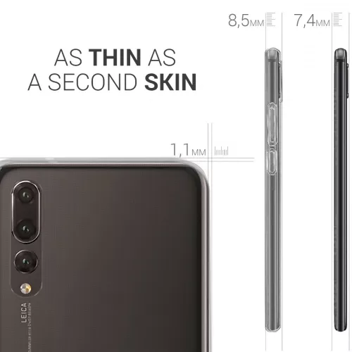 Θήκη Huawei P20 Pro, Σιλικόνη, Διαφανής, 44222.03
