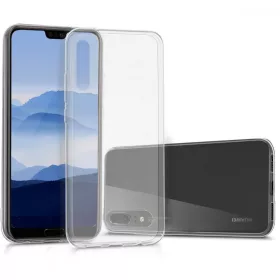   Κάλυμμα για Huawei P20, Silicone, Transparent, 44211.03