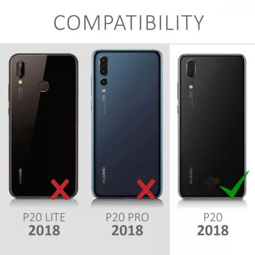 Κάλυμμα για Huawei P20, Silicone, Transparent, 44211.03