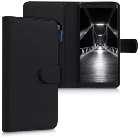   Θήκη Wiko View Lite, Οικολογικό δέρμα, Μαύρο, 44578.01