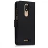 Θήκη Wiko View Lite, Οικολογικό δέρμα, Μαύρο, 44578.01