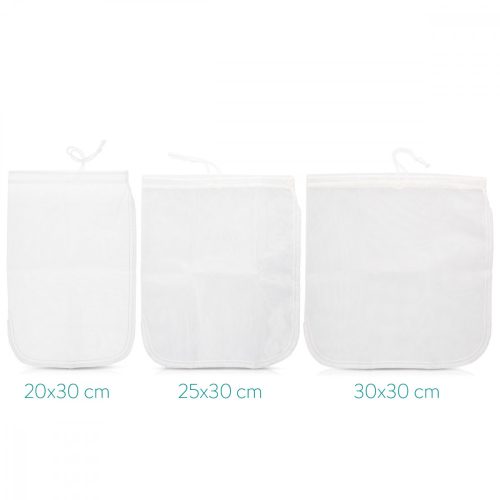 Σακούλα γάλακτος από βιολογικό αμύγδαλο Navaris, Επαναχρησιμοποιήσιμη, 25 x 30 cm, 44348.02