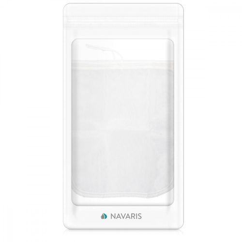 Σακούλα γάλακτος από βιολογικό αμύγδαλο Navaris, Επαναχρησιμοποιήσιμη, 25 x 30 cm, 44348.02