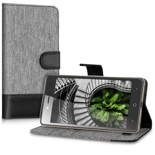 Κάλυμμα για ZTE Blade L7, Textile, Grey, 43442.25