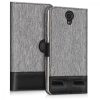 Κάλυμμα για ZTE Blade L7, Textile, Grey, 43442.25