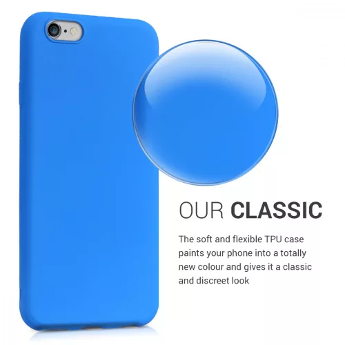 Θήκη για Apple iPhone 6 / iPhone 6s, Silicone, Blue, 43410.104