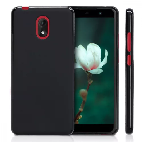 Θήκη Wiko Lenny 5, Silicone, Black, 44843.47