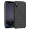 Θήκη για Apple iPhone X / iPhone XS, Textile, Μαύρο, 43479.01