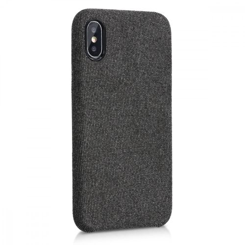 Θήκη για Apple iPhone X / iPhone XS, Textile, Μαύρο, 43479.01
