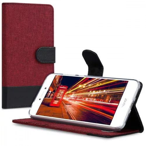 Κάλυμμα για Huawei P9 Lite (2017), Textile, Red, 40893.04