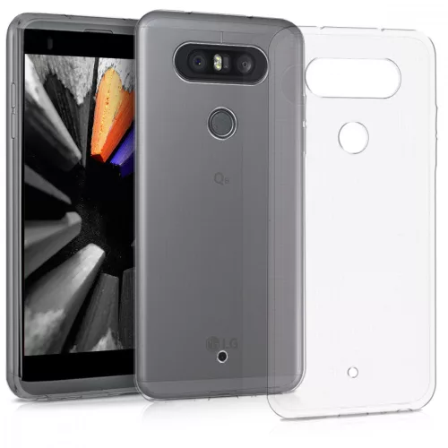 Θήκη για LG Q8, Silicone, Transparent, 44947.03