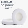 Σετ 2 μαξιλαριών αυτιών για ακουστικά Bose Solo 2 Wireless/Solo 3, Kwmobile, White, Eco leather, 44516.02