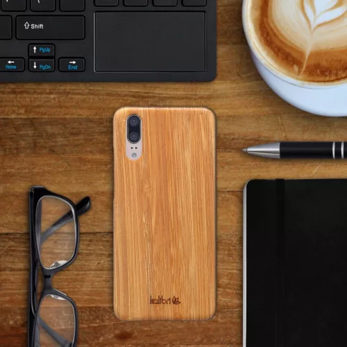 Κάλυμμα για Huawei P20, Bamboo, Brown, 45108.24