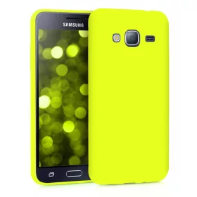   Θήκη για Samsung Galaxy J3 (2016), Σιλικόνη, Κίτρινο, 45181.75
