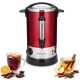 Fierbator vin fiert si apa calda Navaris, 10 L, 1650 W, distribuitor cu robinet, rosu, metal