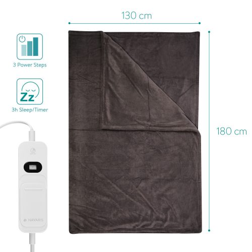 Ηλεκτρική κουβέρτα Navaris θερμαινόμενη 180 x 130 cm, 45274.03.01