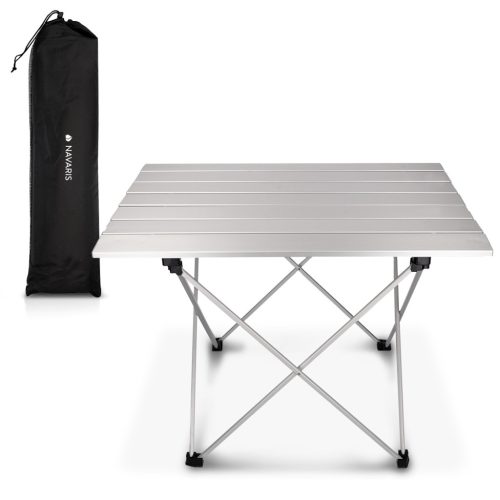 Masa camping pliabila Navaris, 55.7x40.5x38.5 cm, cu husa de transport, 45382.35