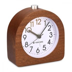   Snooze Ρετρό αναλογικό ξύλινο ξυπνητήρι, 45427.18
